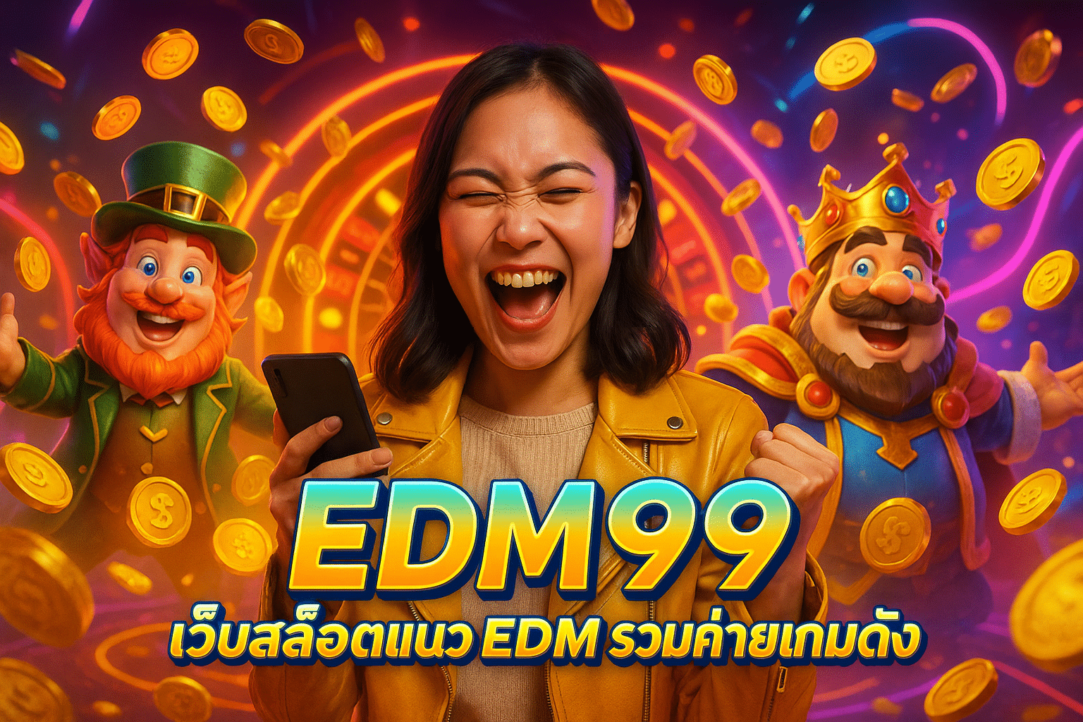 EDM99 เว็บสล็อตแนว EDM รวมค่ายเกมดัง เล่นเพลินไม่มีเบื่อ