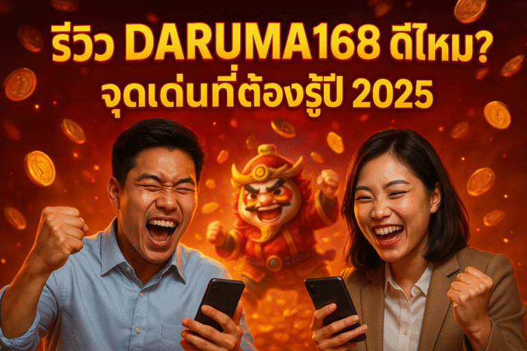รีวิว DARUMA168 ดีไหม? จุดเด่นที่ต้องรู้ปี 2025