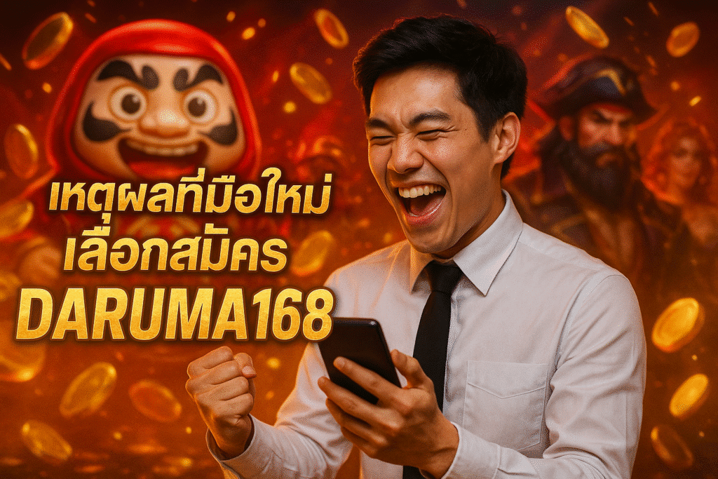 เหตุผลที่มือใหม่เลือกสมัคร DARUMA168 มากขึ้นทุกปี