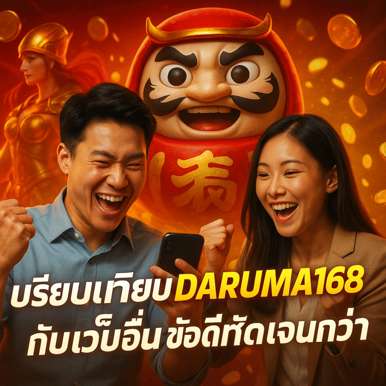 เปรียบเทียบ DARUMA168 กับเว็บอื่น ข้อดีที่ชัดเจนกว่า